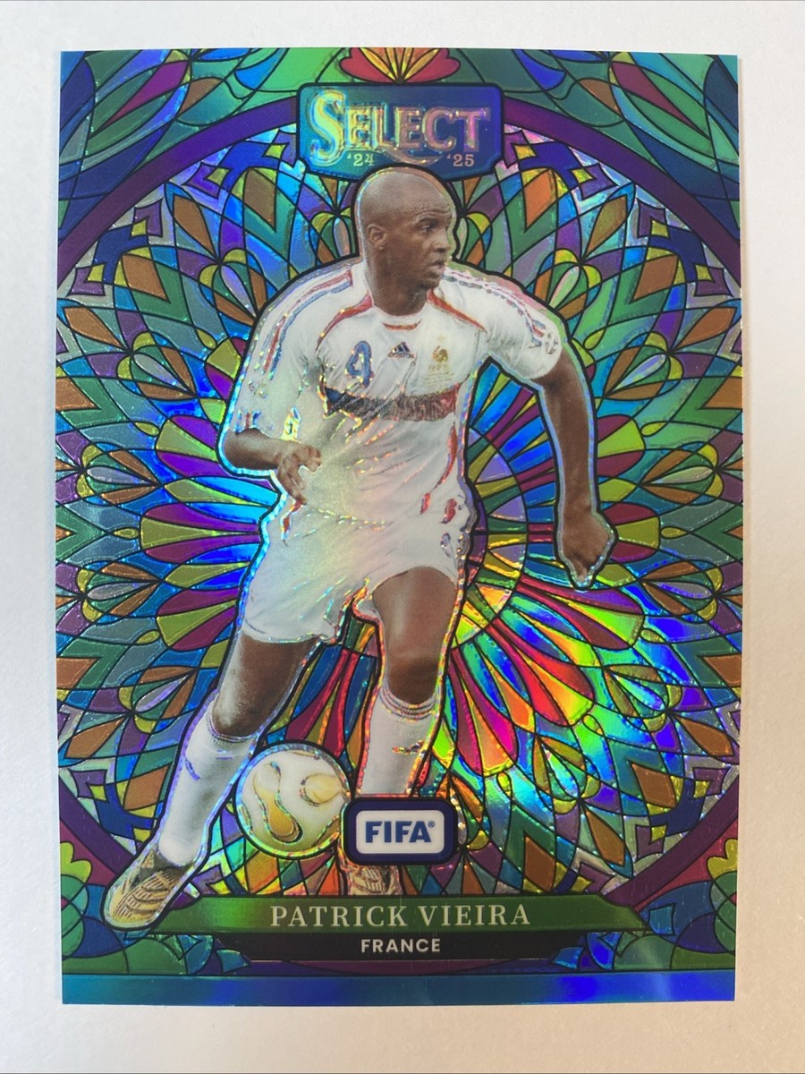 スポーツ patrick vieira PATRICK VIEIRA 2024-25 Panini Select FIFA STAINED GLASS #29