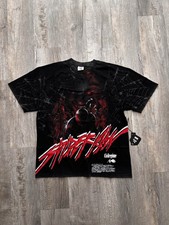 T-shirt nera oversize Civil Regime & Marvel Spiderman's Wrath adulto XL