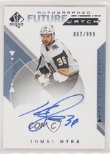 2018-19 SP Authentic Future Watch 862/999 Tomas Hyka #169 Rookie Auto RC 7i2
