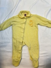 Yellow Carters Vintage Terry Cloth Sleeper 12-18 Pounds Medium