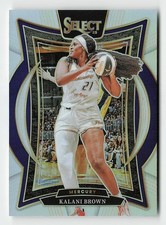 2025 Panini Select WNBA #14 Kalani Brown Silver Prizms
