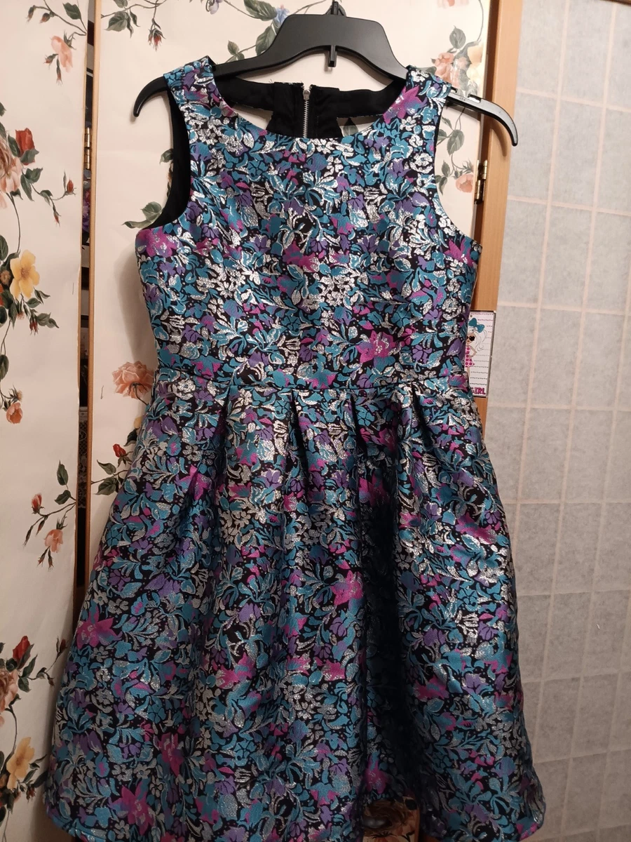 Robe Trixxi Charbons - Taille M - Imprimé Géométrique - Manches 3/4 - Neuf Avec étiquettes