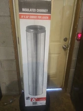SuperVent  6-in x 36in Insulated Double Wall Stainless Steel Chimney PipeDENTED