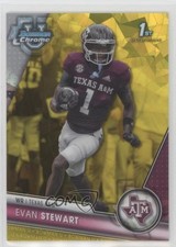 2023 Bowman U Chrome Sapphire Edition Yellow 19/75 Evan Stewart #144 3hd