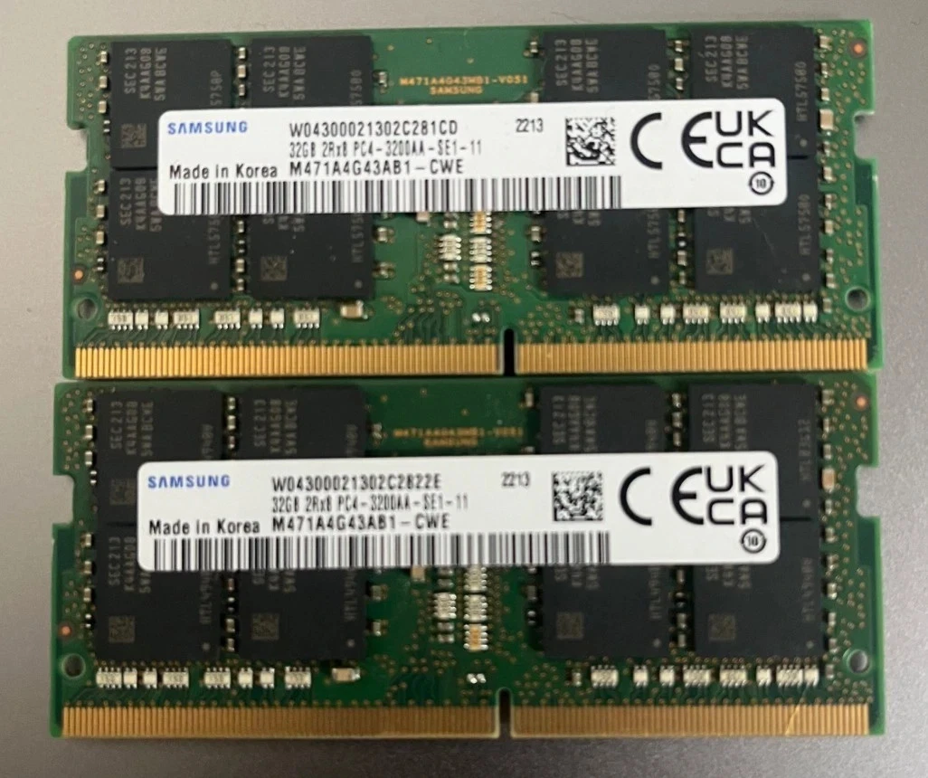 25+ Samsung DDR4 SDRAM 4 GB Capacity per Module Memory (RAM) for