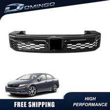 For 2012 Honda Civic Sedan Front Bumper Upper Grille With Gloss Black Trim For 2012 Honda Civic Sedan Front Bumper Upper Grille With Gloss Black Trim