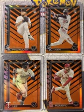 2025 Topps Update Baseball (Halloween Holiday Foil Parallels) Lot Of 4 Cards