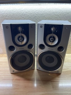 2x) Sony SS-CHPX9 2-Way Directional Book Shelf 120W 6 Ohms Speaker