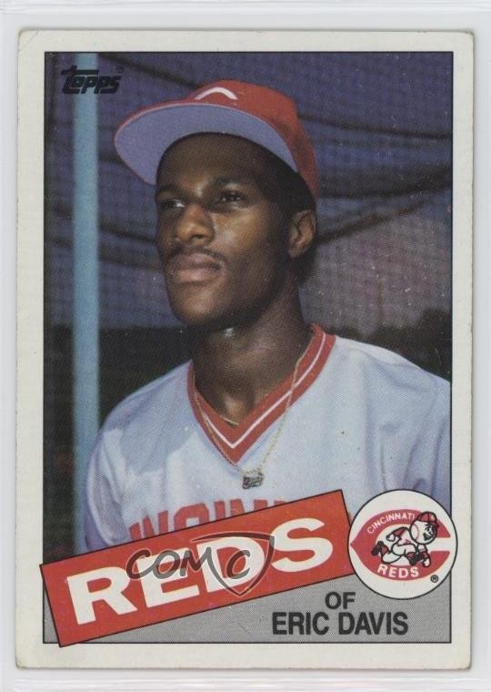 1985 Topps Eric Davis #627 Rookie RC 0nr3