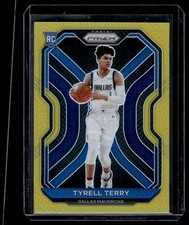 2020-21 Panini Prizm Gold Prizms Tyrell Terry Rookie 6/10 Dallas Mavericks #259
