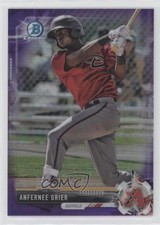2017 Bowman Draft Chrome Purple Refractor 97/250 Anfernee Grier #BDC-99 08jk