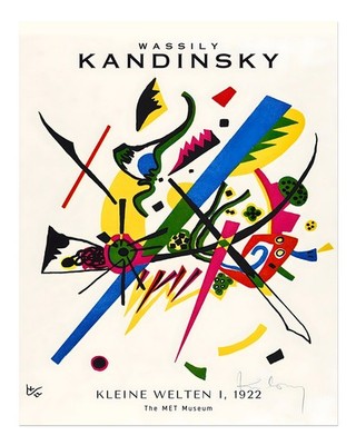 Kandinsky Abstract Wall Art Poster - Vibrant Modern Design Home Decor