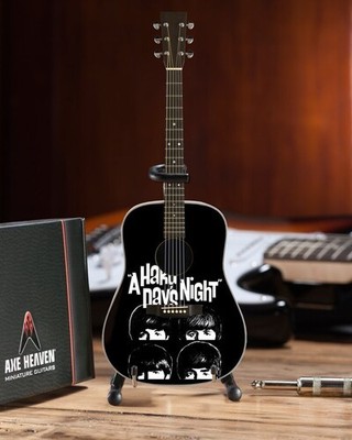 The Beatles - Axe Heaven Fab Four A Hard Day's Night Tribute Mini Acoustic Guita