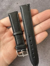 Vintage Watch Strap 18 mm  Leather Nos Top Quality V66 
