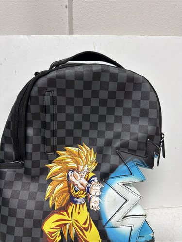 SPRAYGROUND DRAGON BALL Z DBZ SHARK BITE KAMEHAMEHA BACKPACK DLVX Used - Picture 2 of 14