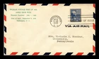 US COVER JAMES K POLK PRESIDENTIAL SERIES FIRST DAY ISSUE SCOTT 816 AIR MAIL