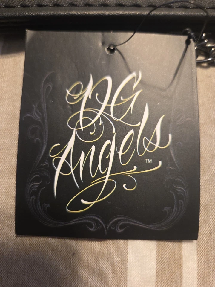 DG Angels Ride Or Die Clutch Purse Metal Chain #R1 - Image 4 of 4
