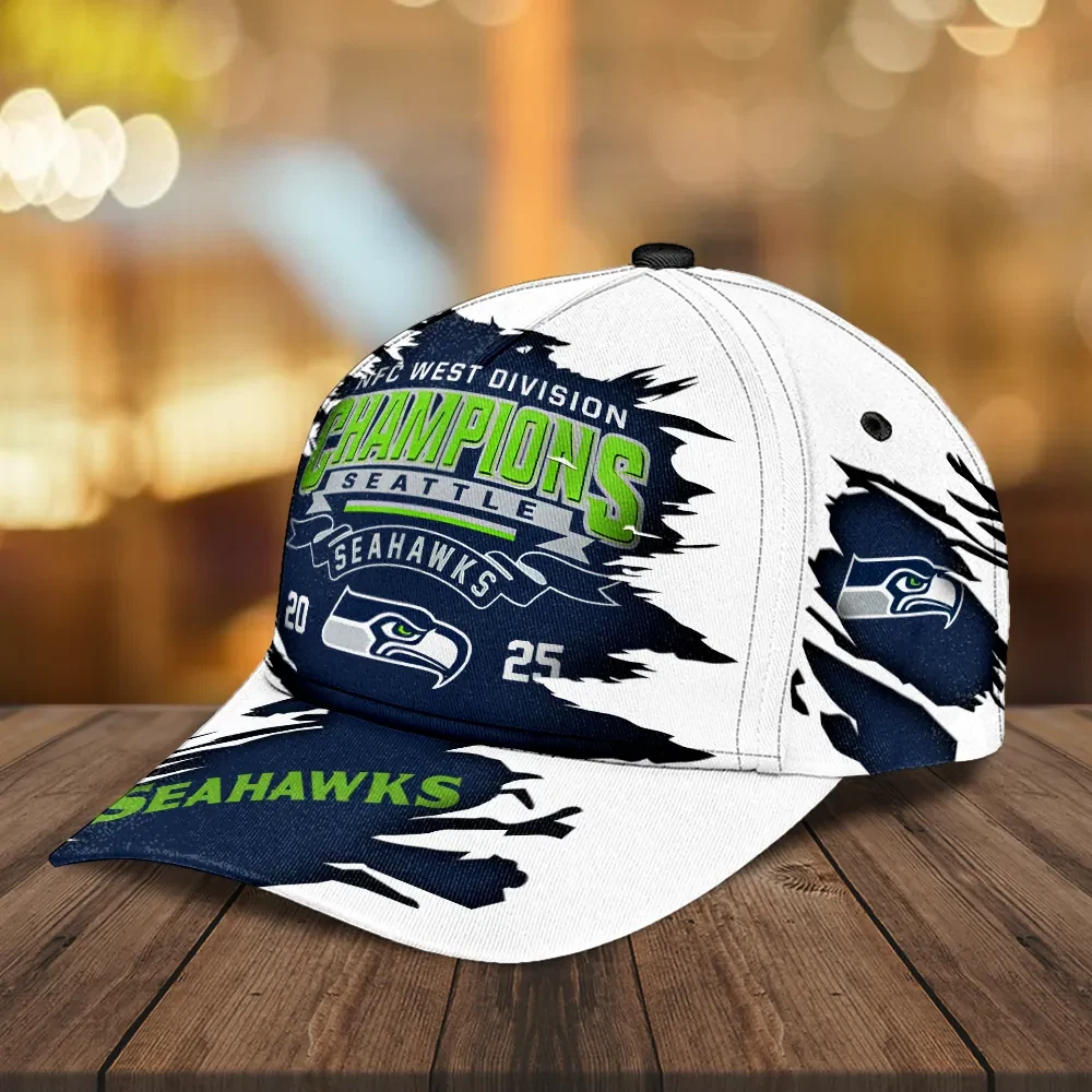 Seahawks 2025 NFC West Champions Classic Cap