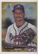 2017 Bowman Draft Chrome Gold Refractor 16/50 Troy Bacon #BDC-93 7m3
