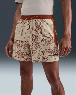 New Nike Men's Large Dri-Fit Trail 6" Brief-Lined Running Shorts HJ4174-253 - Image 1 of 4