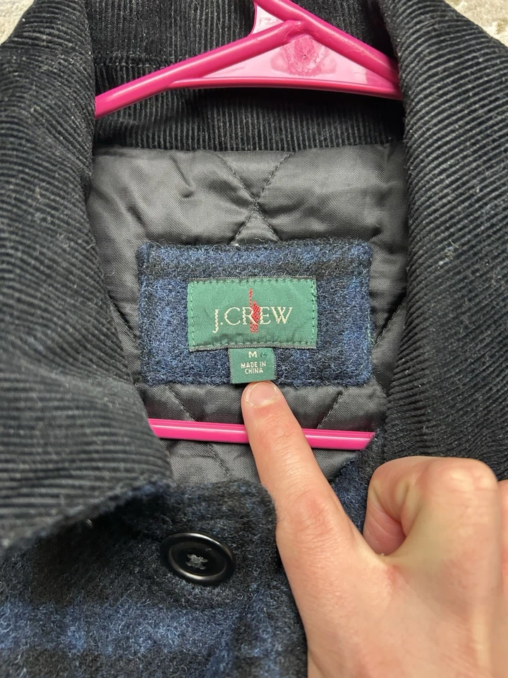 J Crew Barn Jacket in Plaid English Wool with PrimaLoft Men’s Size Medium GREAT! - Image 2 of 4