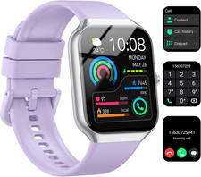 Smart Watch Answer/Make Calls , 1.96" HD Screen Smartwatch for Men Women 113 S