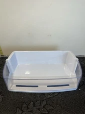 Refrigerator Door Bin Shelf – Clear & White – OEM Style Replacement