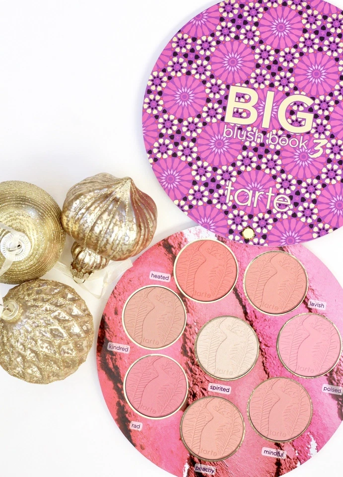 Tarte BIG BLUSH BOOK 3 Palette — 8 FULL SIZE Amazonian Clay Blushes — BNWOB - Image 2 of 4