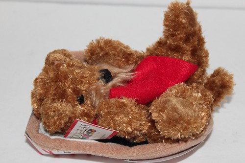 Peluche Douglas Hot Dogs marron Airedale jouet chiot NEUF  - Photo 1/1