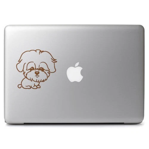 Perros Shih Tzu Dog Decal Sticker for Macbook Laptop Car Window SUV Wall Decor - Image 3 of 4