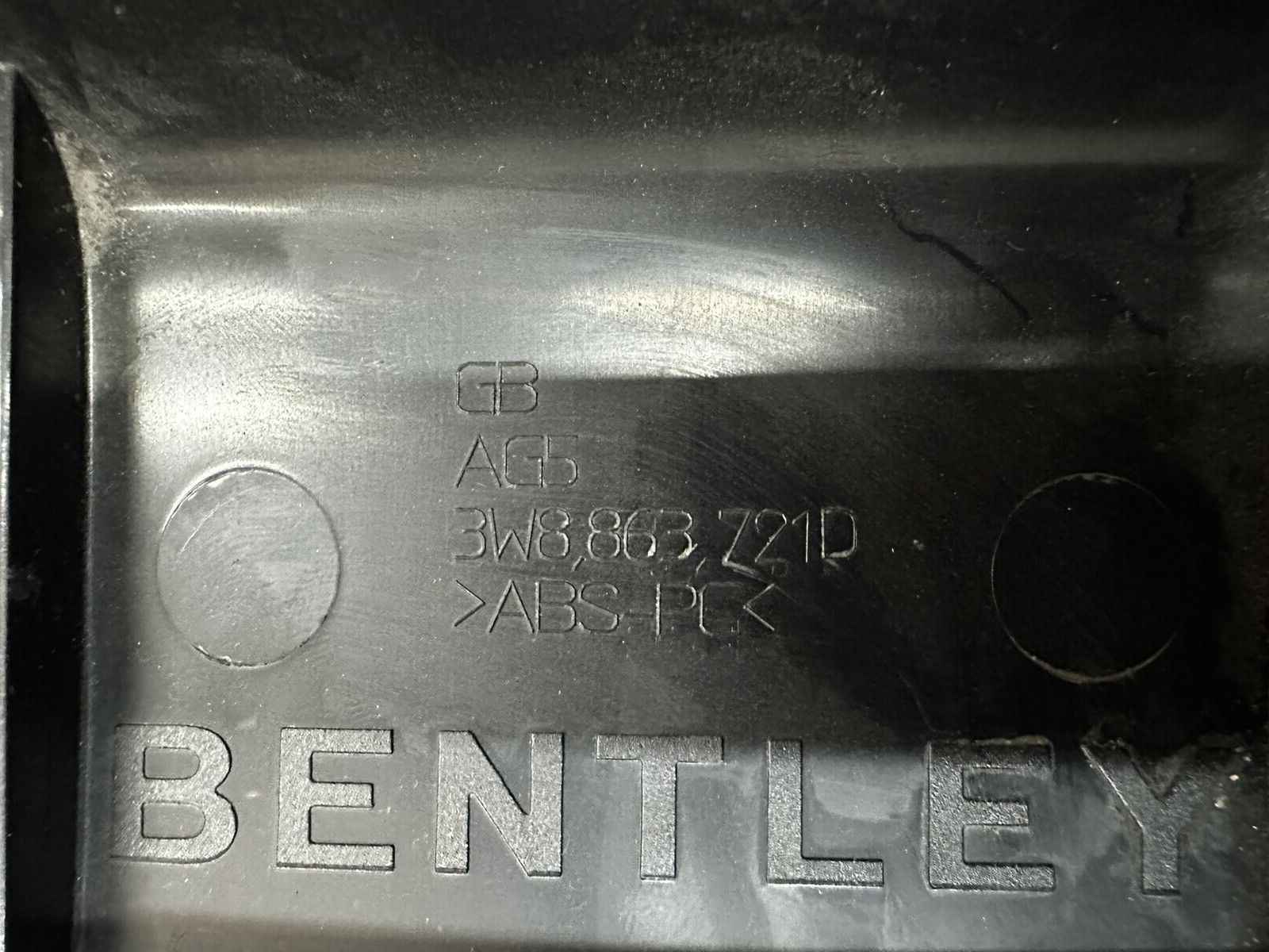 03-10 Bentley Continental GT GTC Rear  Trunk Cover Panel Trim Set OEM