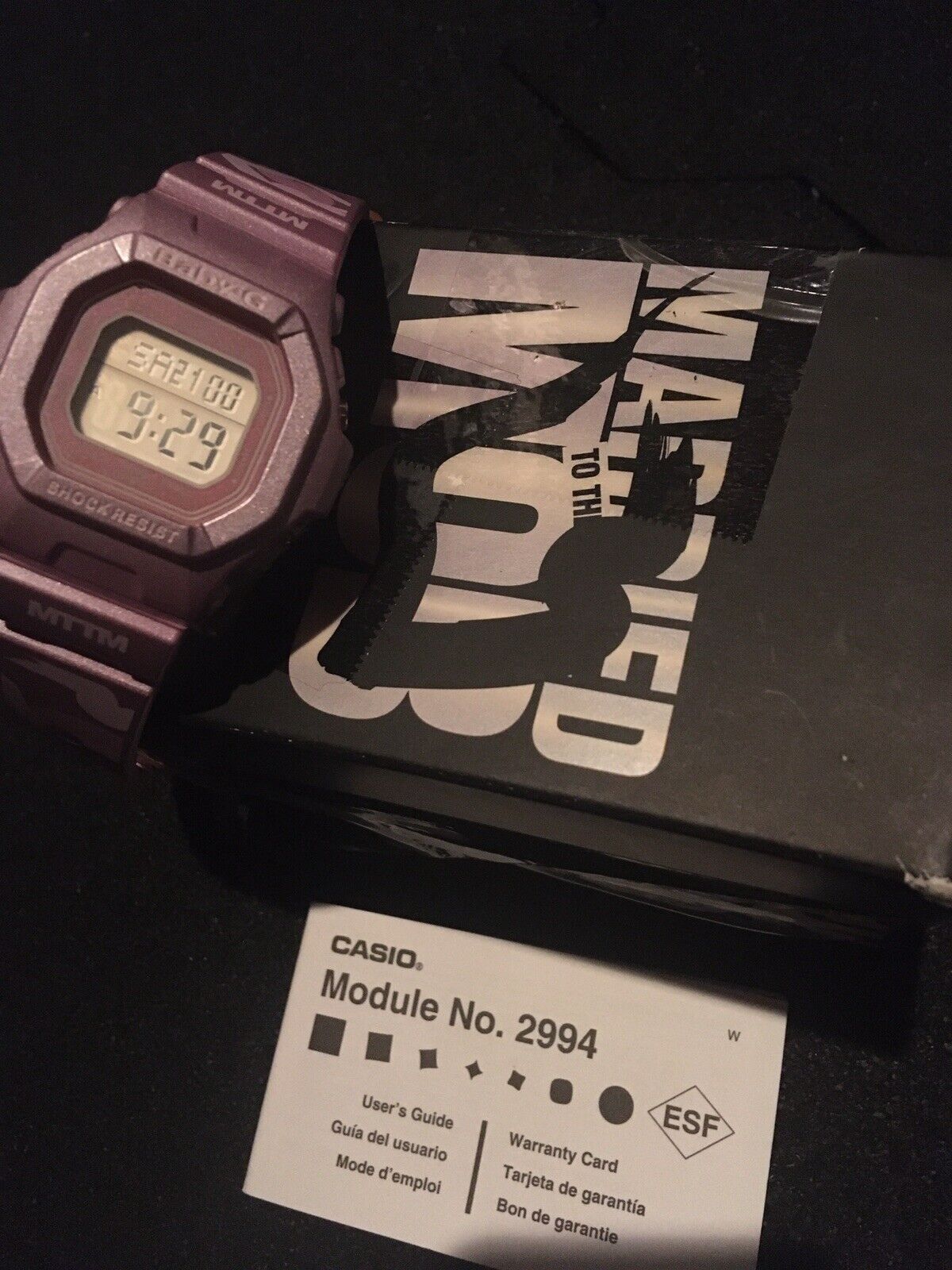 NOS Casio Baby-G Married to the Mob MTTM BG5600MOB-4CR