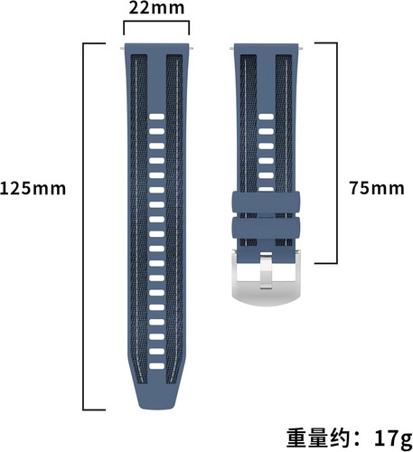 Pulsera Suave Nylon Silicona Correa para Huawei Watch GT 5 46mm/GT 5 Pro 46mm - Imagen 31 de 50