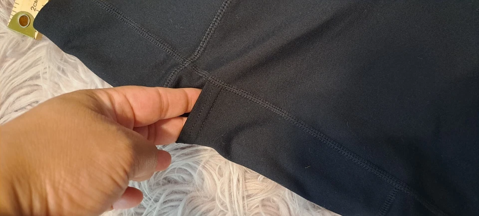 Legging recto Skechers Los Angeles para mujer negro tiro bajo cintura elástica talla M Foto 4 de 4