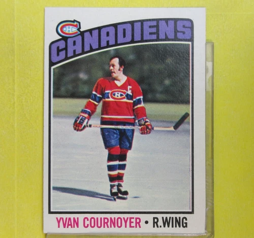 YVAN COURNOYER  1976-77  HOF VINTAGE  Topps #30  Montreal Canadiens   (mc2