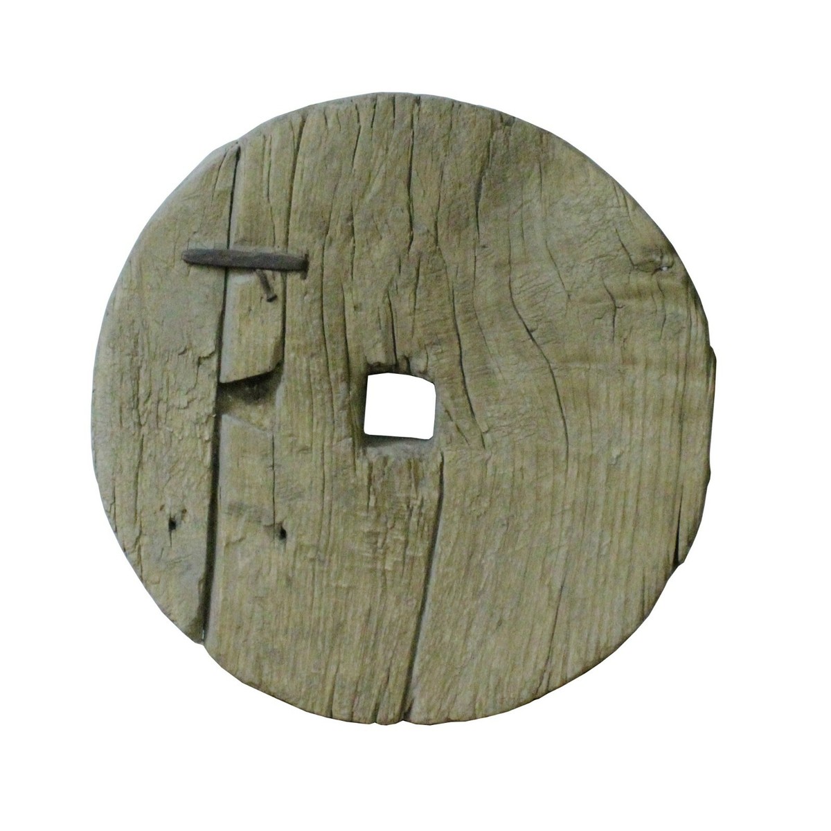 Rustic Raw Wood Round Thick Plank Display Board ws756S Rustic Raw Wood Round Thick Plank Display Board ws756S