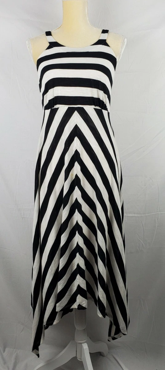 INC International Concepts Women s Striped Dress sz M eBay