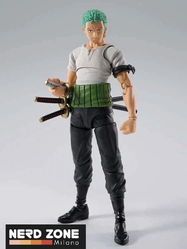 One Piece S.h. Figuarts Action Figure Roronoa Zoro Romance Dawn 15 cm Bandai - Imagen 4 de 6
