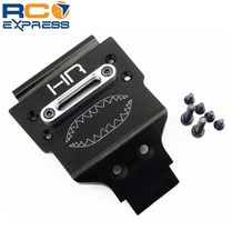 Hot Racing Aluminum Upper Link Mount For Vaterra Ascender - CNC 6061-T6, Black Anodized (VTA08X01)