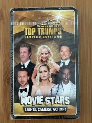 NEW - Movie Stars Top Trumps Card Game - LIMITED EDITION - SEALED!