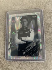 Topps Chrome 2021 Formula 1 F1 Guanyu Zhou B&W RAYWAVE #61 F2 Base Portrait