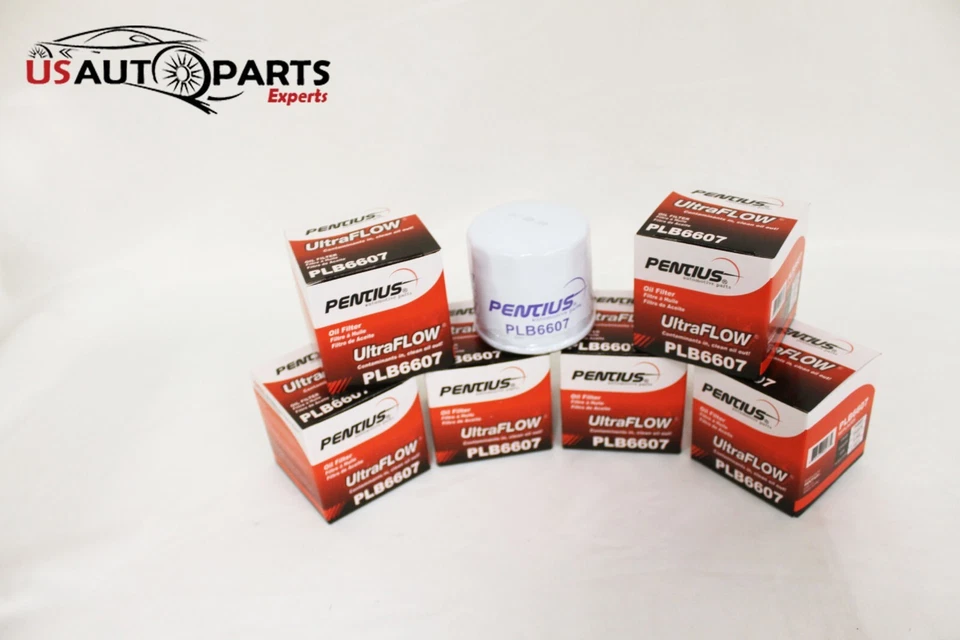 JUEGO DE 6 filtros de aceite de motor Pentius PLB6607 - 51365 - E9GZ6731A - 15400PFB014 Foto 2 de 2