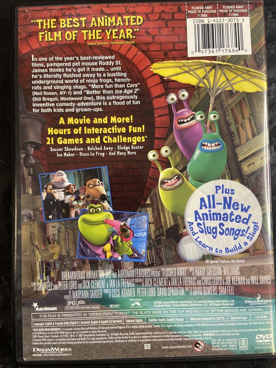 Flushed Away Widescreen Edition DVD Dreamworks | eBay