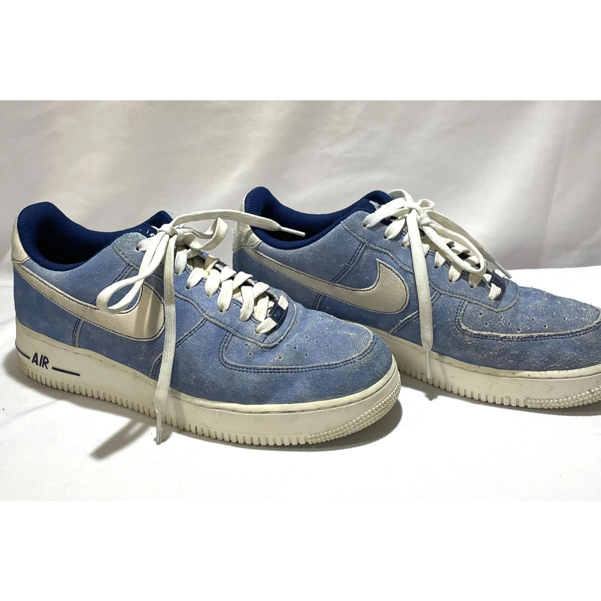 Nike Air Force 1 Low Dusty Blue Suede Men's - DH0265-400 - US