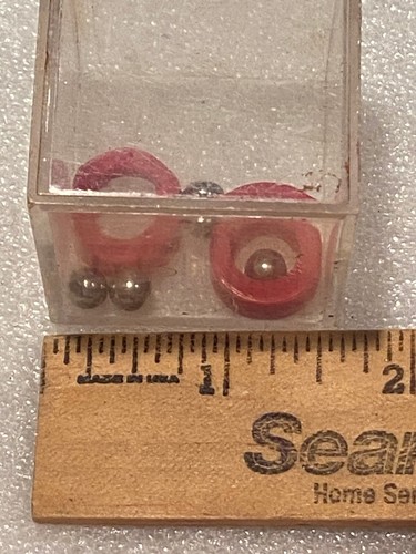 2 Vintage Game Puzzle Cubes (Metal Balls & Plastic RIngs) Pre-Owned w/Wear x1 - Picture 5 of 9
