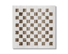 Checkerboard Distressed Stencil, Reusable Mylar Craft Stencil, 378