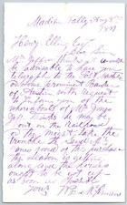 1881 ALS to Henry Elling* Montana 