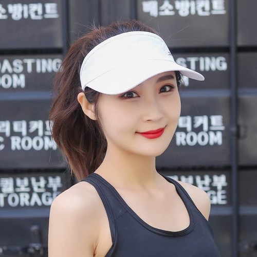 Sun Visors for Women Men Mesh Golf Visor Tennis Cap Summer Running Hats with ... - Picture 6 of 7