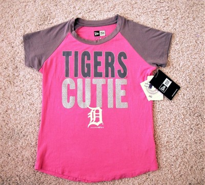 detroit tigers pink t shirt