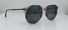 Vintage Marcolin Meryl 1182 Gray Oval Sunglasses FRAMES ONLY ltaly